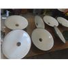 Image 5 : 9 Porcelain Service Station Barn Light Shades