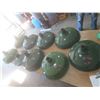 Image 1 : 9 Porcelain Service Station Barn Light Shades