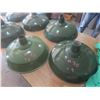 Image 2 : 9 Porcelain Service Station Barn Light Shades