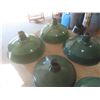 Image 4 : 9 Porcelain Service Station Barn Light Shades