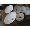 Image 5 : 9 Porcelain Service Station Barn Light Shades