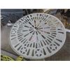 Image 2 : Antique Cast Table, 30" Diameter