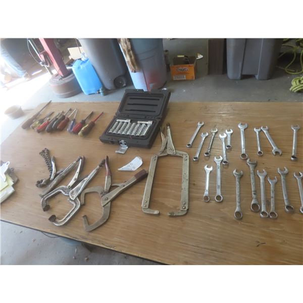 Vice Grips, Wrenches, Sockets, and Screwdrivers