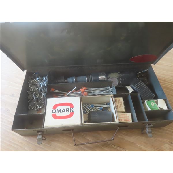 Omark Concrete Nailer with Case and Accessories