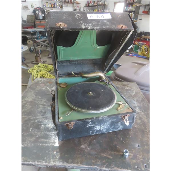 Antique Portable Gramophone