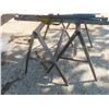 Image 4 : 2 Steel Sawhorses and 2 Mastercraft Folding Sawhorses