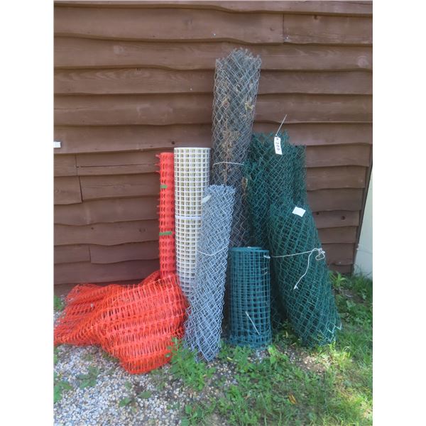 Chainlink Fence and Snow Fence