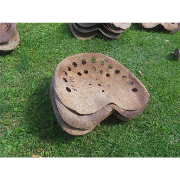 5 Metal Tractor Seats