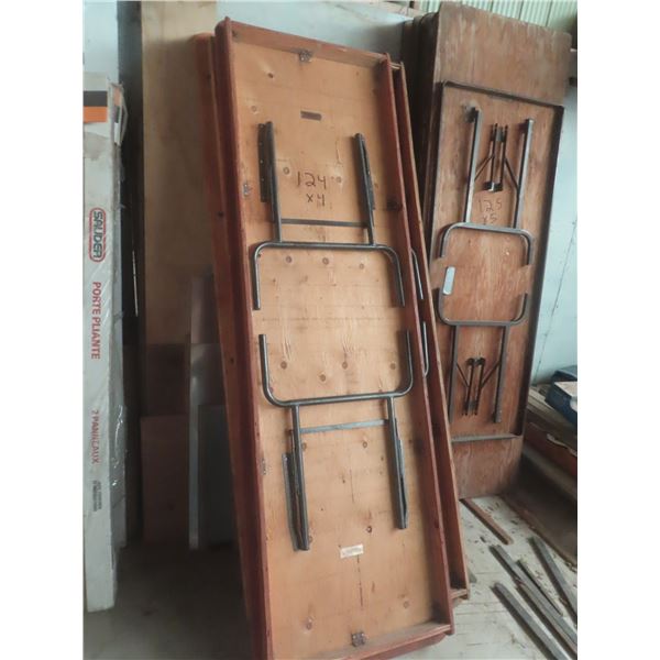 4 Folding Tables, 30" x 8'