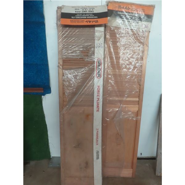 2 New Folding Doors, 3' x 6'8"