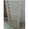 Image 2 : Wood Framed Lattice, 32" x 102"