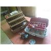 Image 1 : 2 Fishing Tackle Boxes with Hooks, Jigs, Lures, Reels