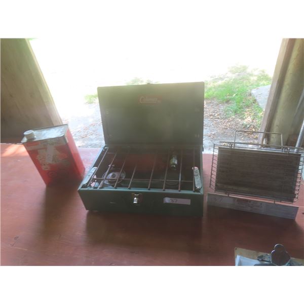 Coleman Heater and Cooler with Fluid