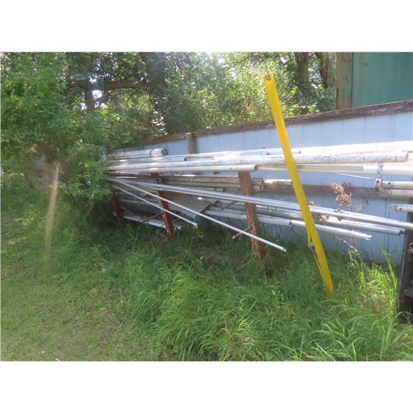 Quantity of Aluminum Pipe, Assorted Sizes