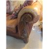 Image 2 : Leather Sofa and Loveseat Set