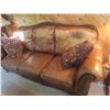 Image 3 : Leather Sofa and Loveseat Set