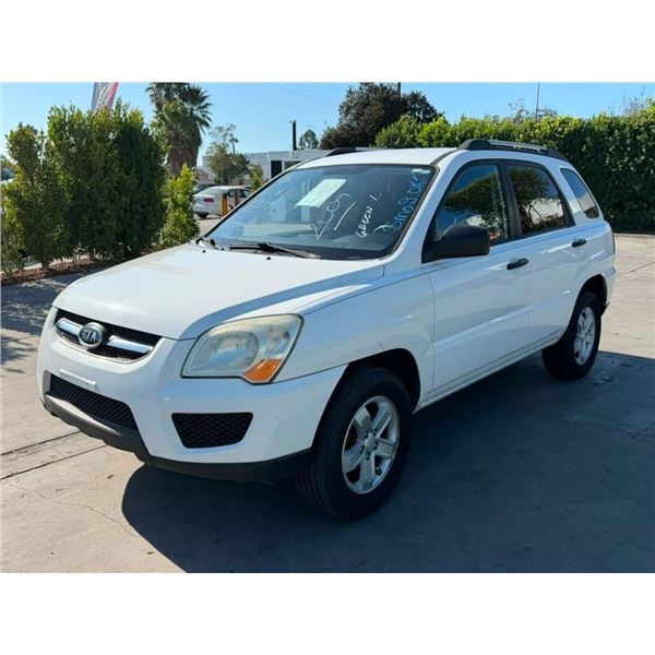 KIA SPORTAGE 2009 APP/DUP-T/EXP-ONLY-SMOG