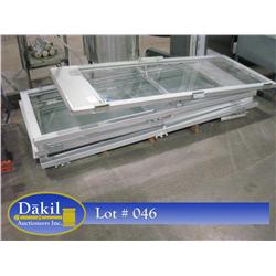 GLASS & ALUMINUM DOORS (X4)