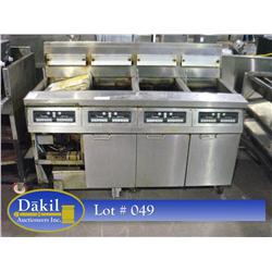 FRYMASTER 4 BIN FRYER W/ DIGITAL CONTROLS