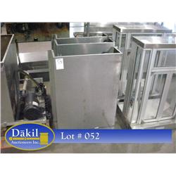 STAINLESS STEEL SHELVES (X3)