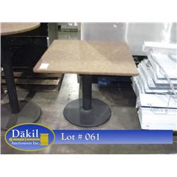 36" SQUARE TABLE