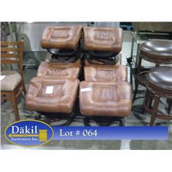 LEATHER OTTOMANS (X8)