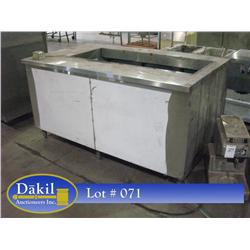 69" OPEN TOP 3DR REFRIGERATOR FOR DROP IN UNIT