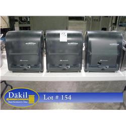 AUTOMATED TOUCHLESS TOWEL DISPENSERS (X3)
