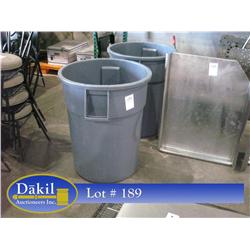 TRASH CANS (X2)