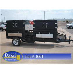 DOUBLE ROTISSERIE STYLE SMOKER TRAILER