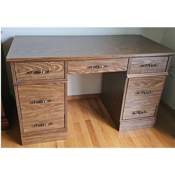 DeFehr Traditions Desk, Oak Finish, Made in Canada