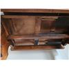 Image 5 : Wood Drop-Leaf Side Table with Lower Shelf
