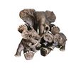 Image 2 : Large Elephant Family Resin Sculpture