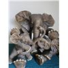 Image 4 : Large Elephant Family Resin Sculpture