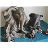Image 8 : Rubys Collection Elephant Figurine Set, 5 Pieces