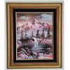 Image 1 : Ramon Espinoza Landscape Art with Gilt Frame