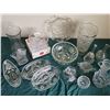 Image 5 : Clear Pressed and Cut Glassware, Including Mikasa Bowl