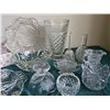 Image 8 : Clear Pressed and Cut Glassware, Including Mikasa Bowl