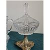 Image 5 : Cut Glass Crystal Tableware Set, 4 Pieces