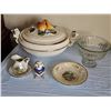 Image 1 : Decorative Ceramic and Glass Tableware Lot