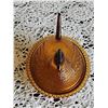 Image 2 : Amber Glass Hen on Nest Covered Dish