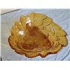 Image 6 : Amber Carnival Glass Dishes, 7 Piece Set