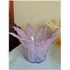 Image 4 : 4 Pulled Feather Art Glass Vases and Bowl