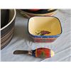 Image 3 : Ceramic Chili Pepper Cookie Jar With Pyrex Dishes and Serving Accessories