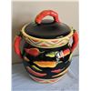 Image 4 : Ceramic Chili Pepper Cookie Jar With Pyrex Dishes and Serving Accessories