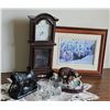 Image 1 : Wildlife Decor Items Including Wallace Clock