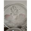 Image 2 : Pressed and Cut Glassware With Swan Motif
