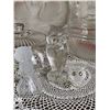 Image 4 : Pressed and Cut Glassware With Swan Motif
