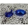 Image 3 : Cobalt Blue Glass Hen on Nest Covered Dish Minature