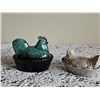 Image 1 : Ceramic Hen on Nest Covered Dishes